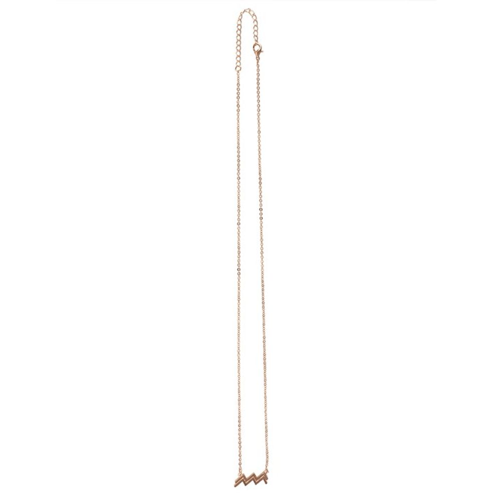 Aquarius Zodiac Necklace Card