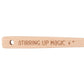 Stirring Up Magic Wooden Pentagram Spoon
