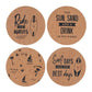 Surf's Up Cork Coaster Set