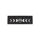 Black Moon Phase Tarot Card Stand Tealight Holder