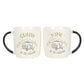 King and Queen Couples Caravan Mug Set