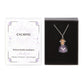 Calming Amethyst Crystal Chip Potion Bottle Necklace
