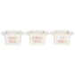 Set of 3 Ceramic Christmas Snack Bowls