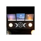 Black Triple Moon Tarot Card Stand Tealight Holder