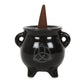 Triquetra Cauldron Ceramic Incense Holder
