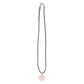 Rose Quartz Healing Crystal Heart Necklace