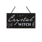 Crystal Witch Hanging Sign