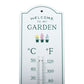 Welcome to My Garden Wall Thermometer