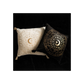35cm Square Black Astrology Wheel Cushion
