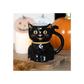 Spooky Black Cat Shaped Mug