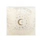 35cm Square Off White Astrology Wheel Cushion
