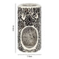Pillar Gunmetal Grey Crackle Oil Burner