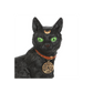 Sitting Black Cat Figurine
