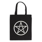 Pentagram Polycotton Tote Bag