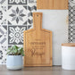 Not Part of the Recipe Bamboo Serving Board