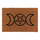 Natural Triple Moon Doormat