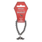 Hanging Bat Hematite Charm Bracelet