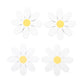 Set of 4 Daisy Shaped Coasters