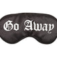 Go Away Gothic Satin Sleep Mask