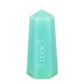 Luck Crystal Candle with Rough Green Aventurine
