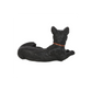 Laying Black Cat Figurine