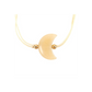 Be Brave Yellow Jade Crystal Moon Bracelet