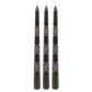 Set of 3 Black Magic Triple Moon Taper Candles