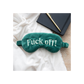 Sweary Velvet Sleep Mask
