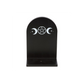 Black Triple Moon Incense Holder Shelf