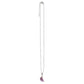 Amethyst Crystal Moon Necklace on Greeting Card