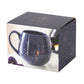 Blue Crescent Moon Rounded Mug