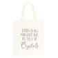 Full of Crystals Polycotton Tote Bag