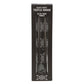 Set of 3 Black Magic Triple Moon Taper Candles