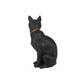 Sitting Black Cat Figurine