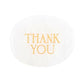 Thank You Clear Quartz Crystal Palm Stone