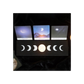 Black Moon Phase Tarot Card Stand Tealight Holder