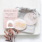 You Are Loved Rose Quartz Crystal Palm Stone