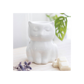 Shiny White Cat Oil Burner